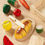 Cutting Food - Wooden Play Food I8