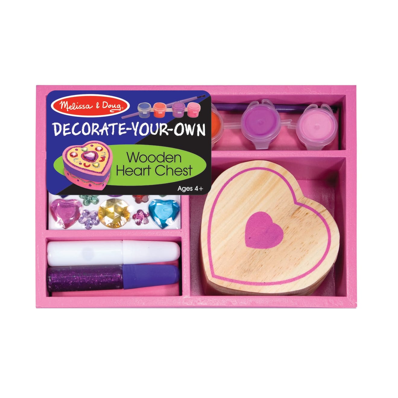 Decorate-Your-Own Wooden Heart Box P1
