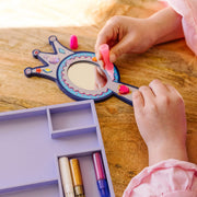 Decorate-Your-Own Wooden Princess Mirror G0