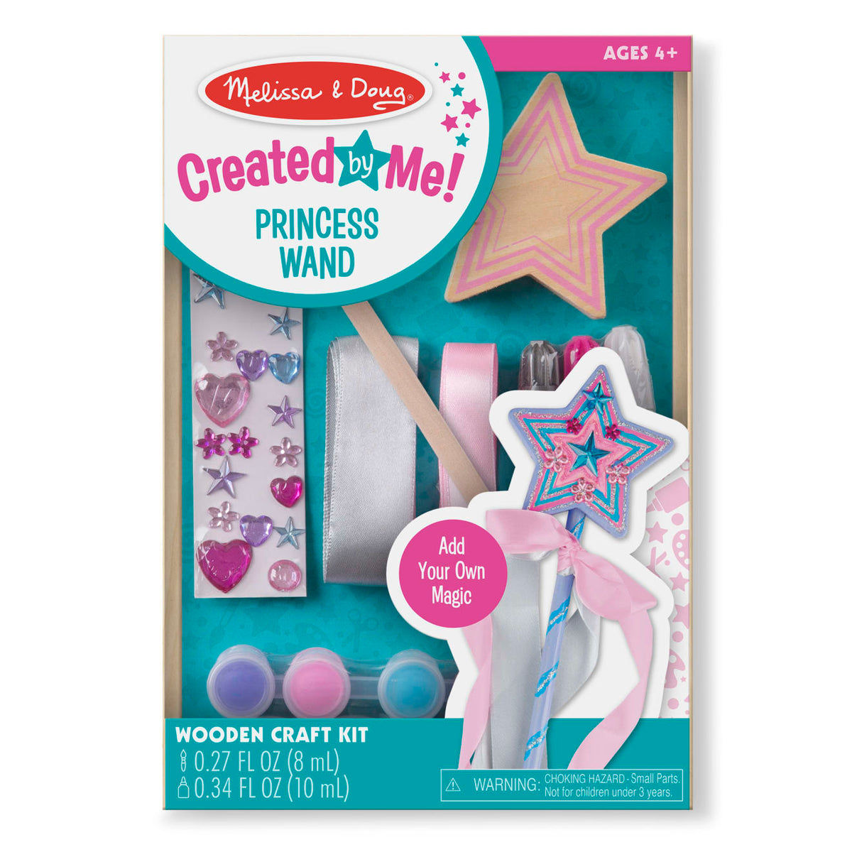 Decorate-Your-Own Wooden Princess Wand W0