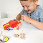 Decorate-Your-Own Wooden Race Car W2