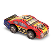Decorate-Your-Own Wooden Race Car W2