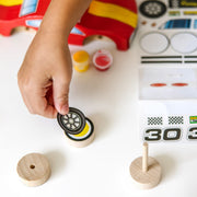 Decorate-Your-Own Wooden Race Car W2