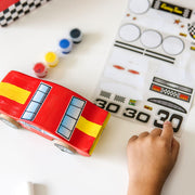 Decorate-Your-Own Wooden Race Car W2