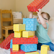 Deluxe Jumbo Cardboard Blocks - 40 Pieces A1