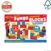 Deluxe Jumbo Cardboard Blocks - 40 Pieces A1
