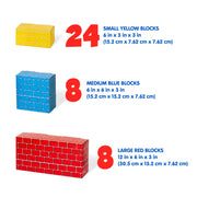 Deluxe Jumbo Cardboard Blocks - 40 Pieces A1