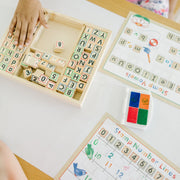 Deluxe Wooden Stamp Set - ABCs 123s O1