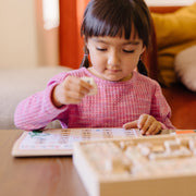 Deluxe Wooden Stamp Set - ABCs 123s O1