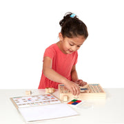 Deluxe Wooden Stamp Set - ABCs 123s O1