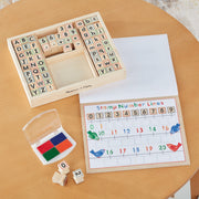 Deluxe Wooden Stamp Set - ABCs 123s O1