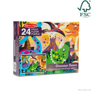 Dinosaur Dawn Floor Puzzle - 24 Pieces H3