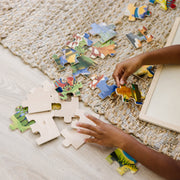Dinosaur Wooden Jigsaw Puzzle - 24 Pieces Q7