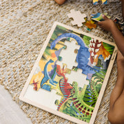 Dinosaur Wooden Jigsaw Puzzle - 24 Pieces Q7
