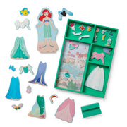 Disney Ariel Wooden Magnetic Dress-Up H8