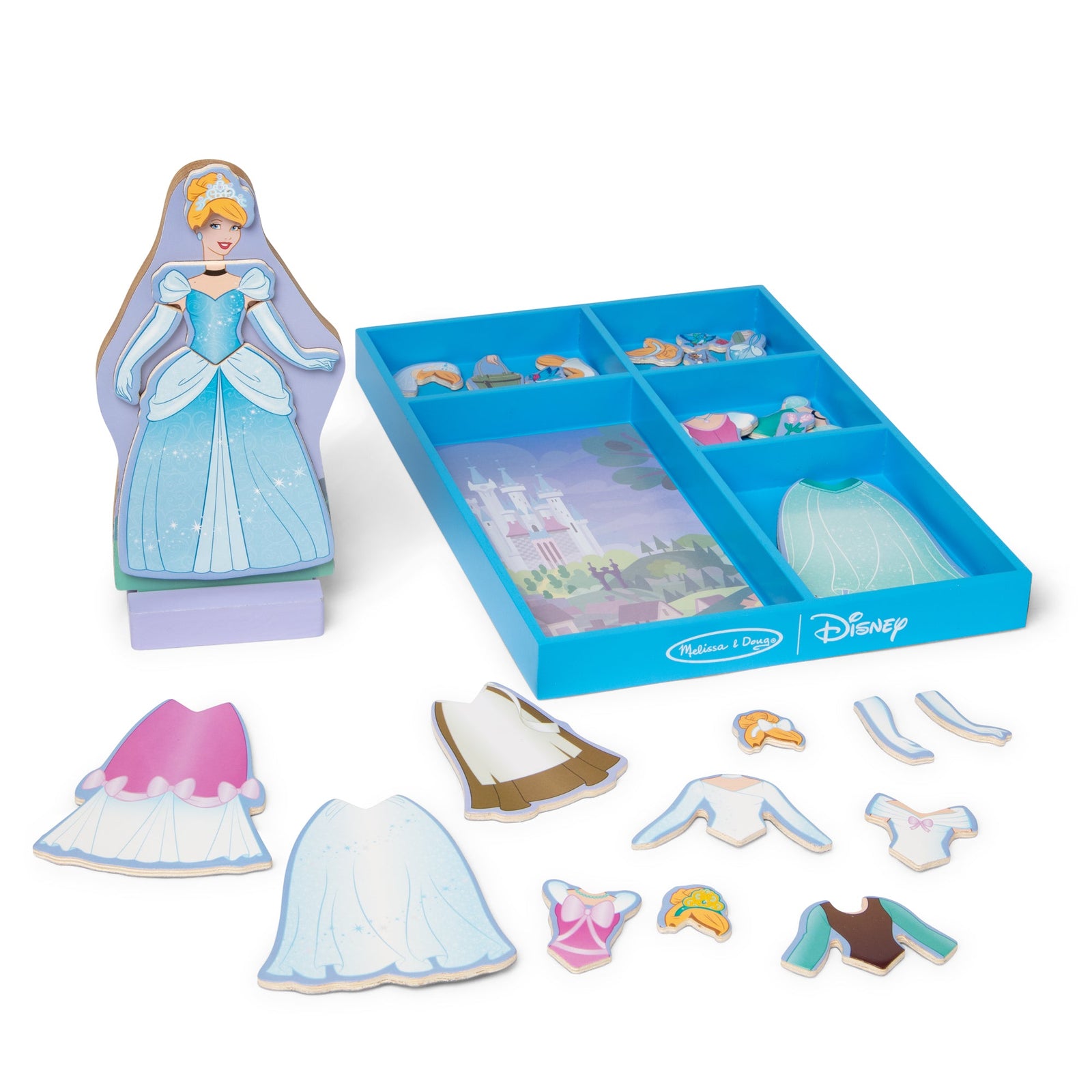 Disney Cinderella Wooden Magnetic Dress-Up B7