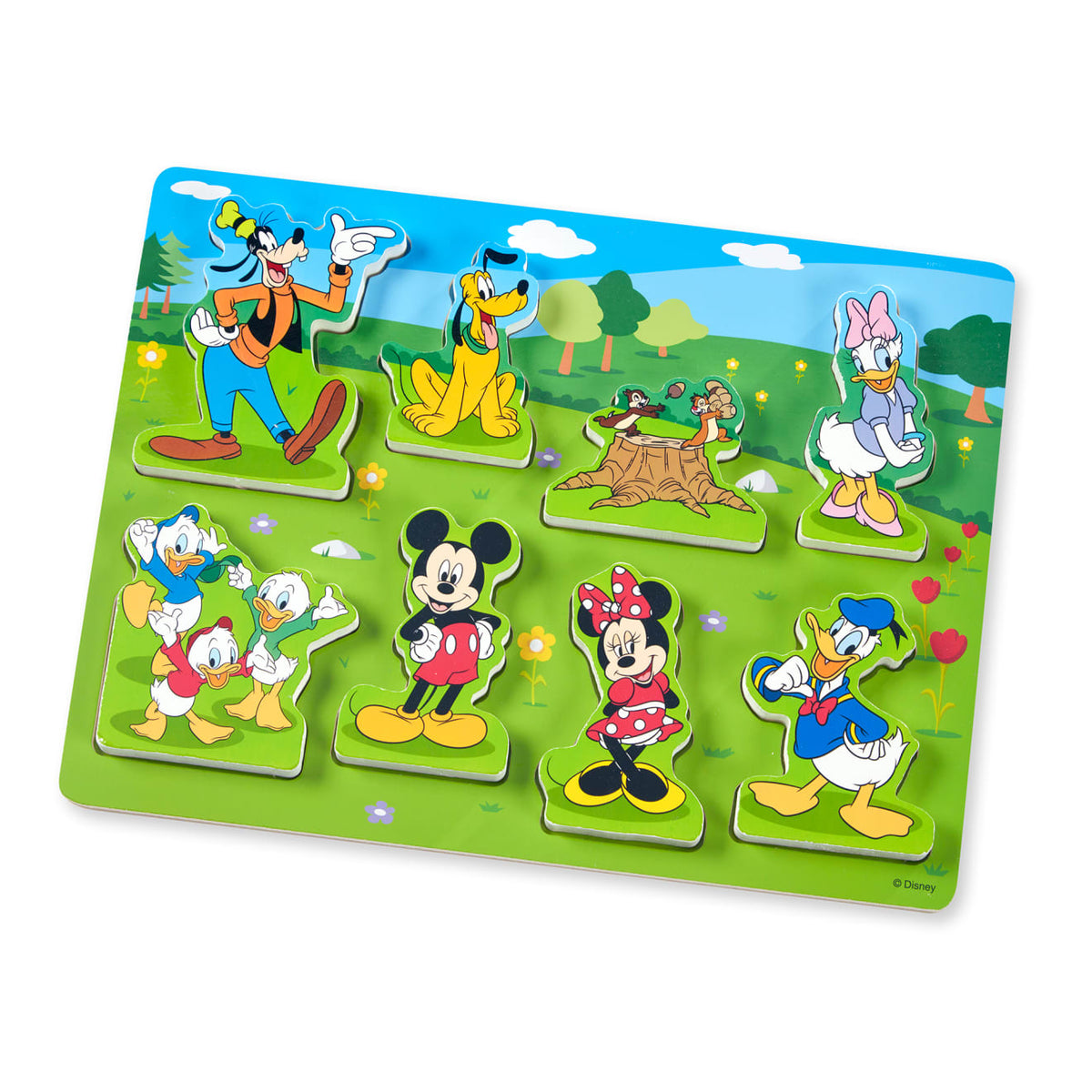 Disney Mickey Mouse Wooden Chunky Puzzle E7