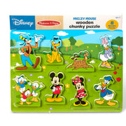 Disney Mickey Mouse Wooden Chunky Puzzle L8