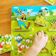 Disney Mickey Mouse Wooden Chunky Puzzle L8