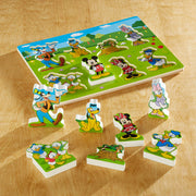 Disney Mickey Mouse Wooden Chunky Puzzle L8