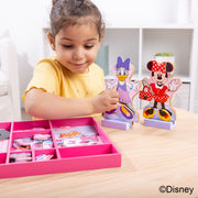 Disney Minnie & Daisy Deluxe Wooden Magnetic Dress-Up R3
