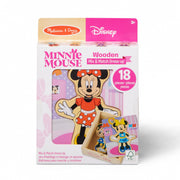 Disney Minnie Mouse Wooden Mix & Match Dress-Up Puzzle I5