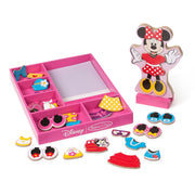 Disney Minnie Wooden Magnetic Dress-Up T0