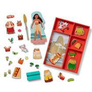 Disney Moana Wooden Magnetic Dress-Up Play Set B1