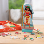 Disney Moana Wooden Magnetic Dress-Up Play Set B1