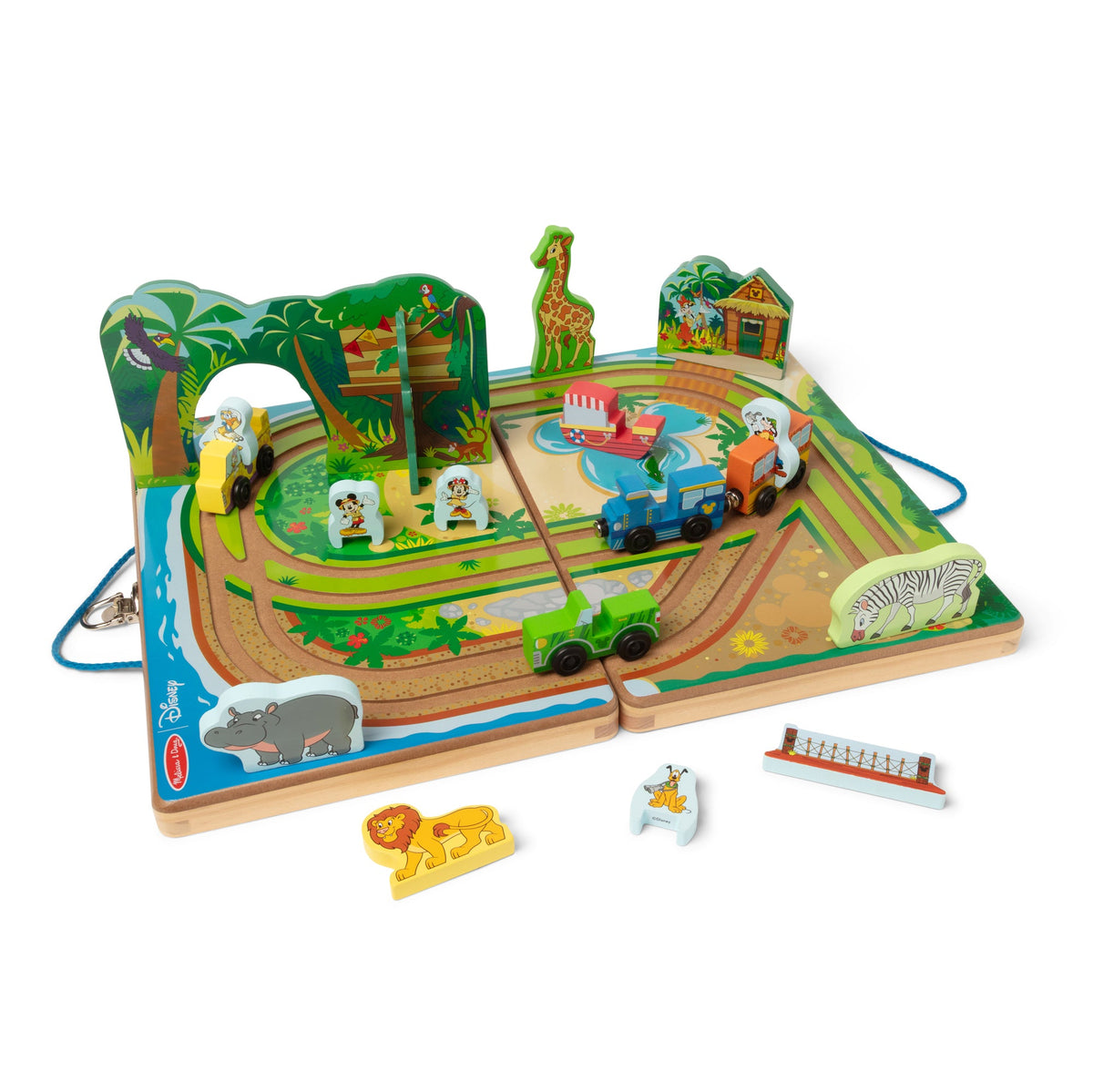 Disney Take-Along Safari Wooden Play Set J0