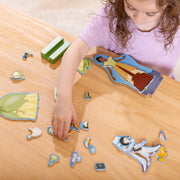 Disney Tiana Wooden Magnetic Dress-Up Play Set H9