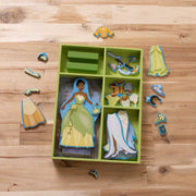 Disney Tiana Wooden Magnetic Dress-Up Play Set U2