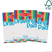 Drawing Paper Pad (50 Sheets, 9 x 12 Inches) 3-Pack N6