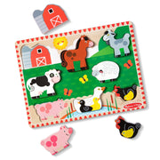 Farm Animals Chunky Puzzle - 8 Pieces K8