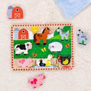Farm Animals Chunky Puzzle - 8 Pieces K8