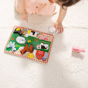 Farm Animals Chunky Puzzle - 8 Pieces L4