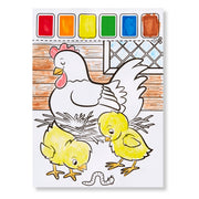 Farm Animals Paint with Water Kids' Art Pad C7