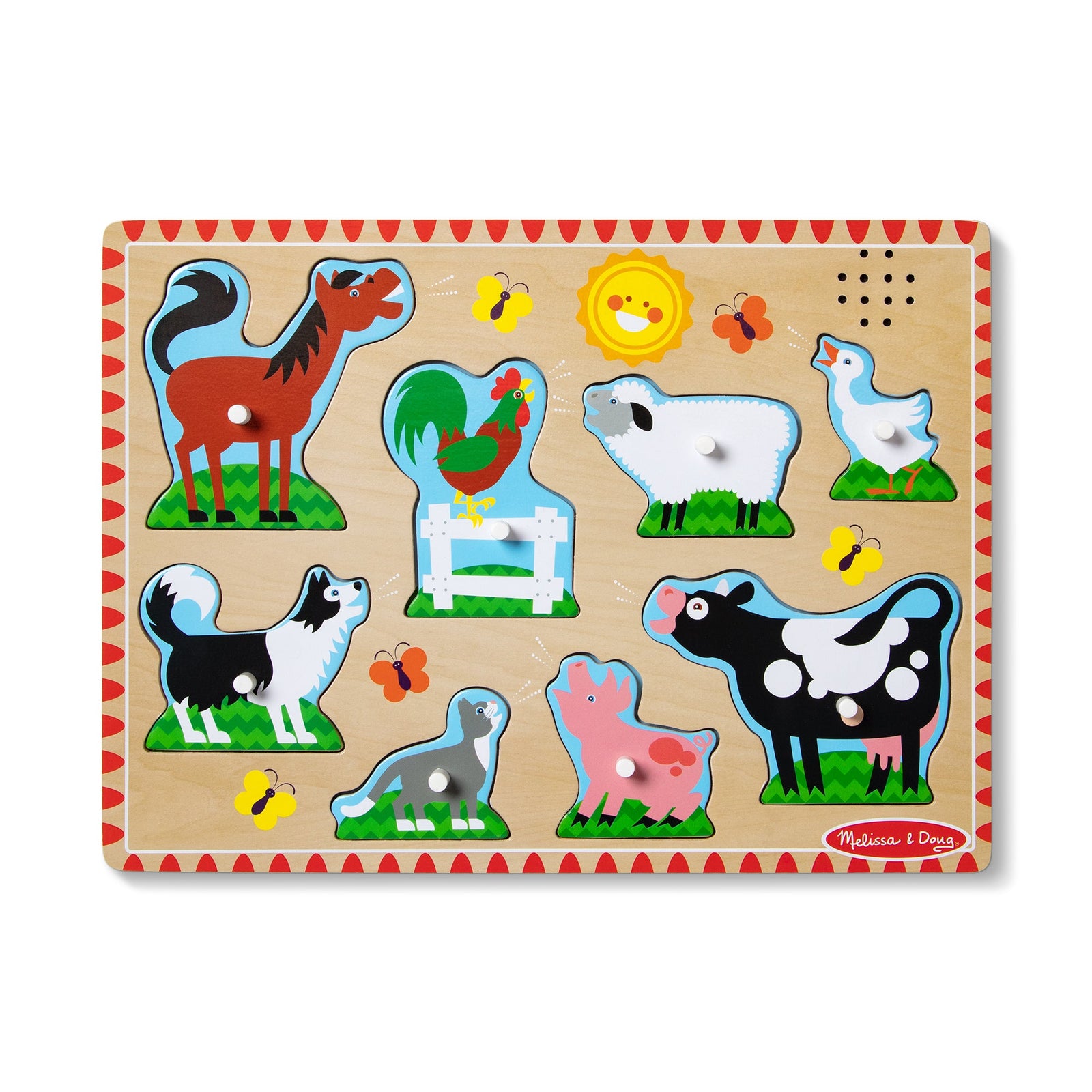 Farm Animals Sound Puzzle - 8 Pieces L7