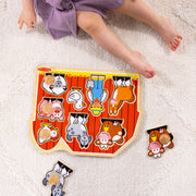 Farm Friends Jumbo Peg Puzzle - 8 Pieces I7