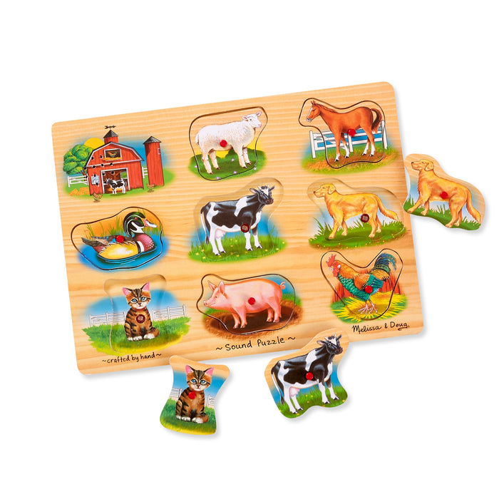 Farm Sound Puzzle - 8 Pieces M4