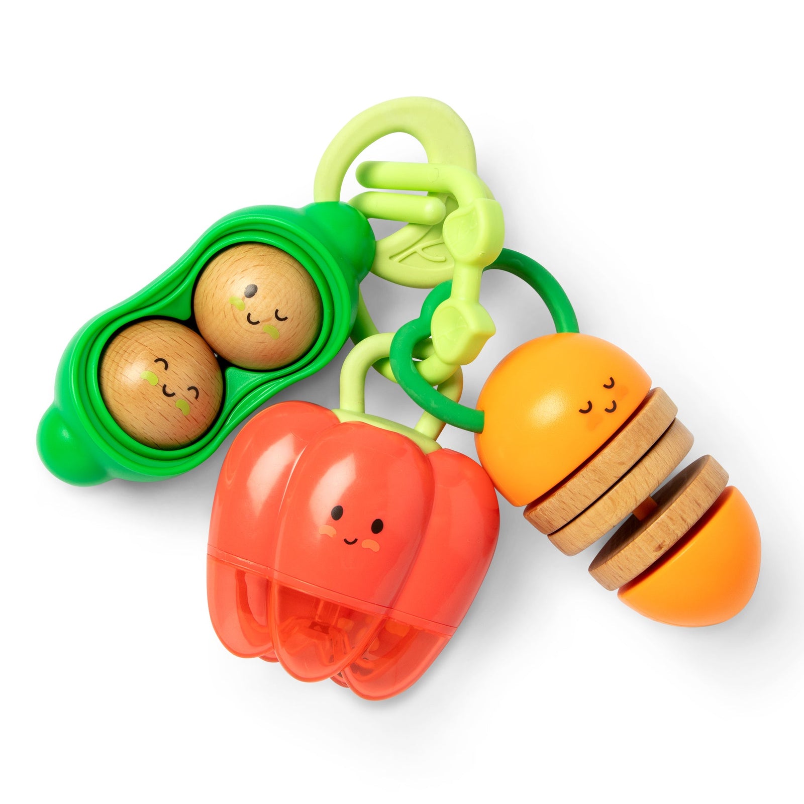 Farmers Market Veggie Rattles Trio L1