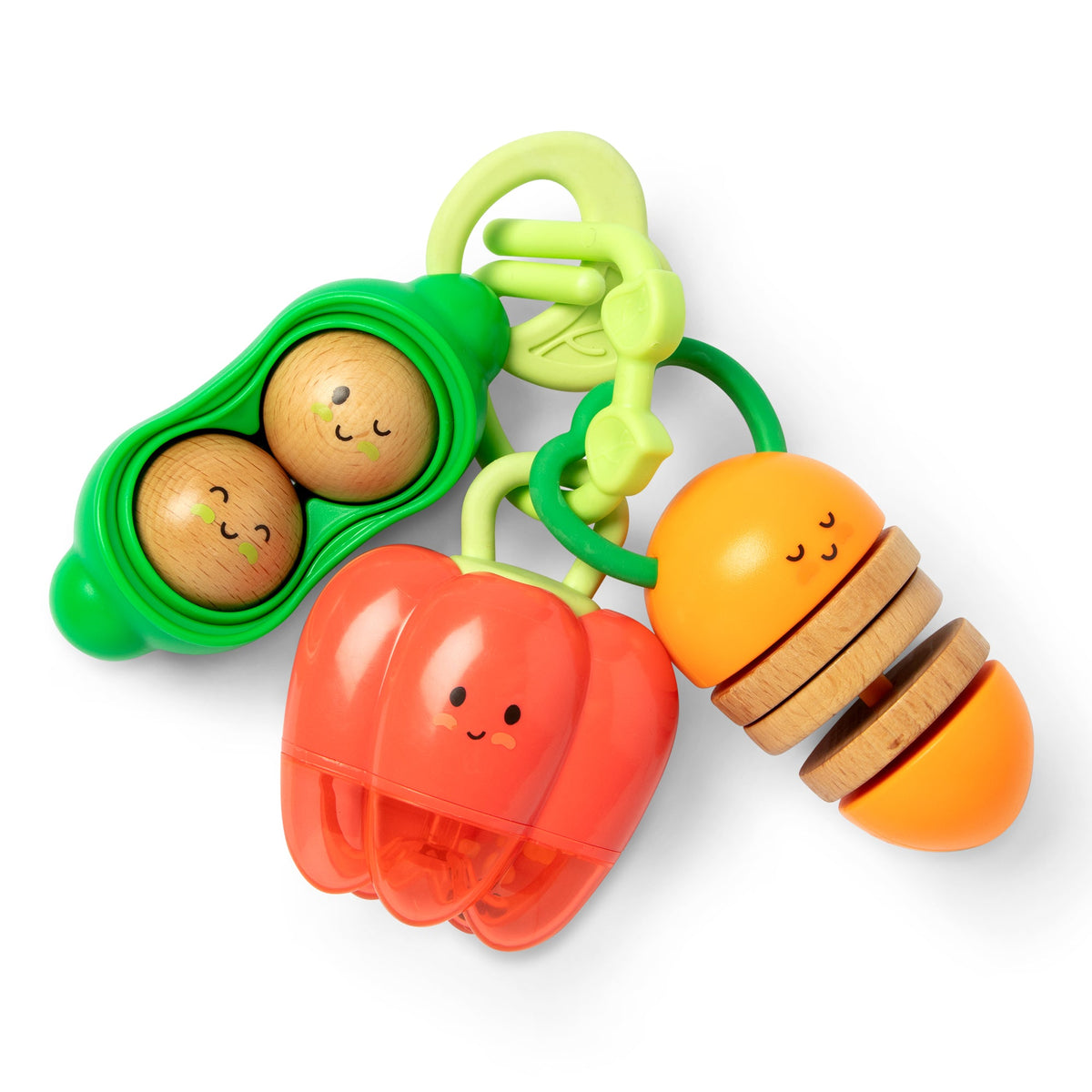Farmers Market Veggie Rattles Trio O5