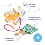 Feed, Walk & Poo Pup Play Set K8