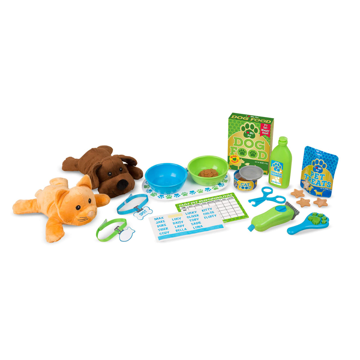 Feeding & Grooming Pet Care Play Set S6