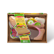 Felt Food Sandwich Play Set M1
