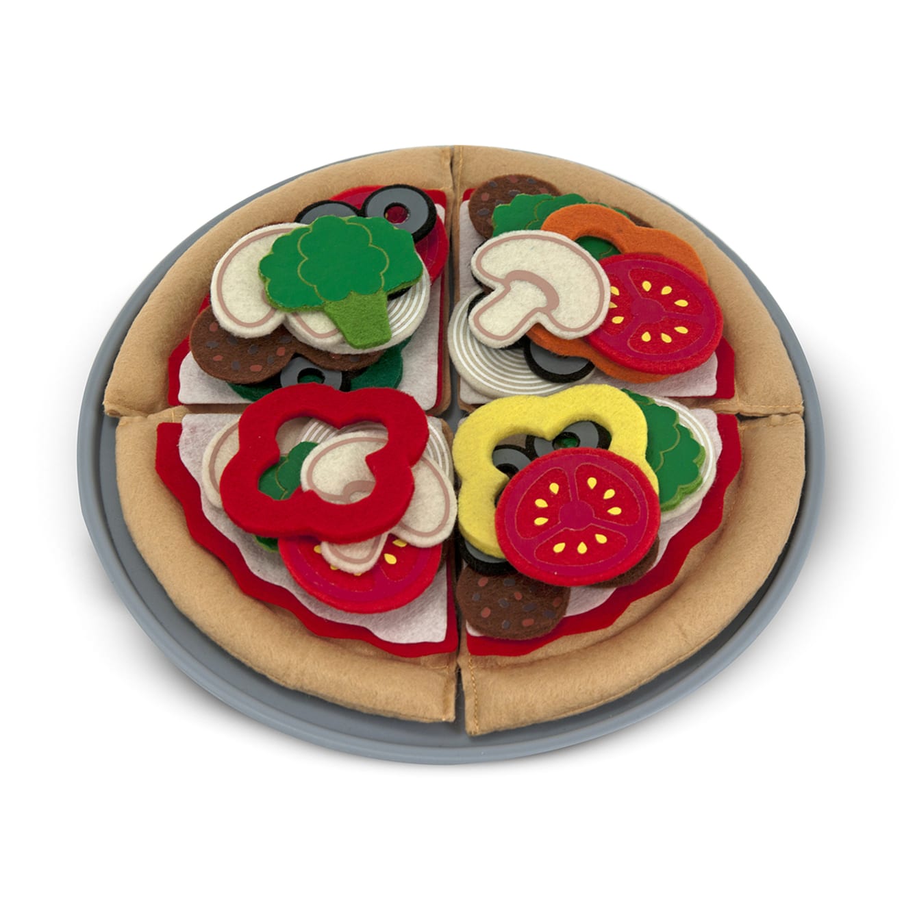 Felt Play Food - Pizza Set J2