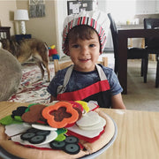 Felt Play Food - Pizza Set J2