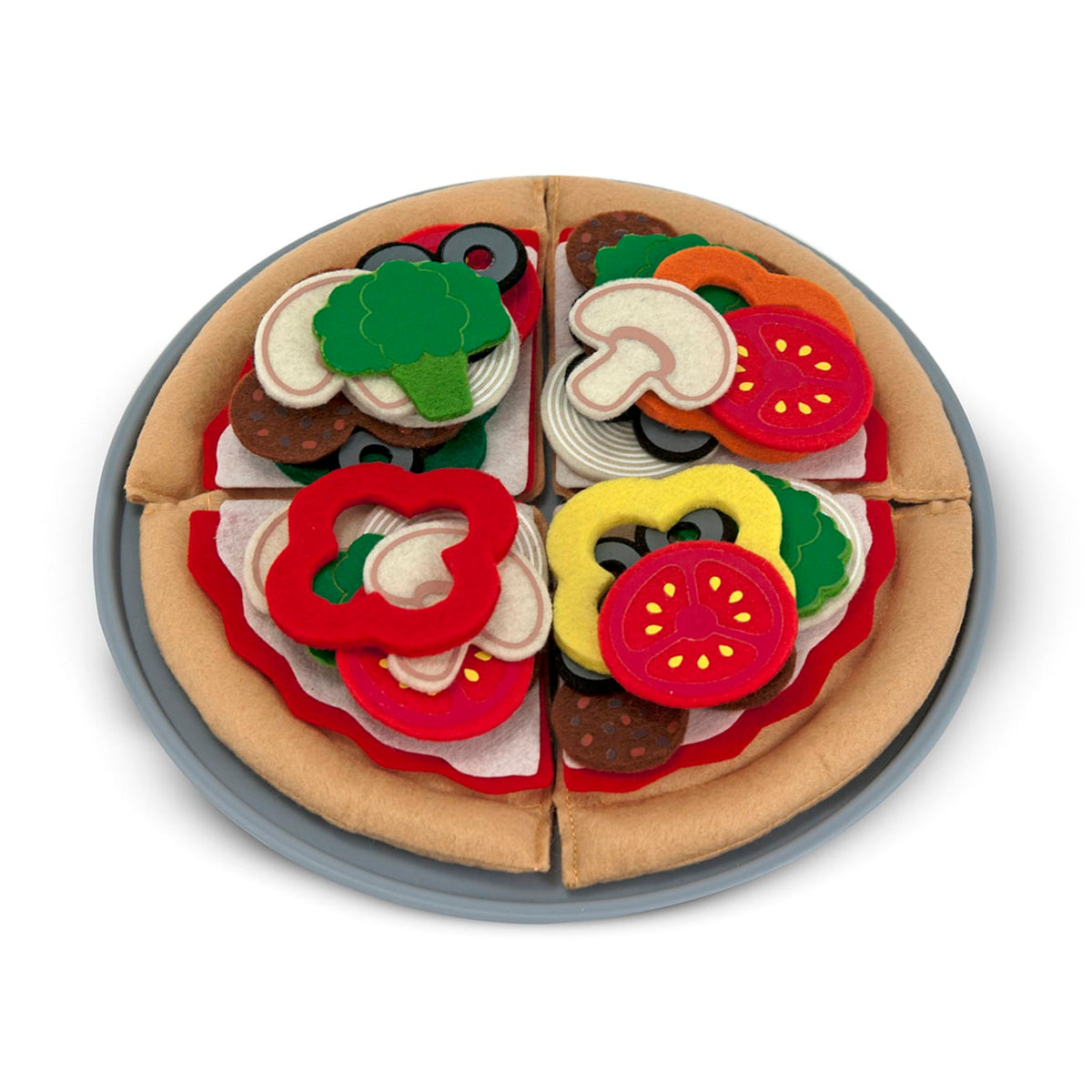 Felt Play Food - Pizza Set Z2