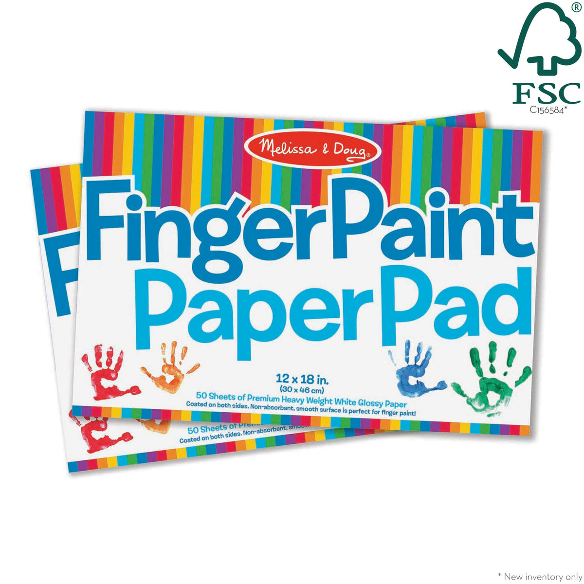 Finger Paint Paper Pad 2-Pack O4