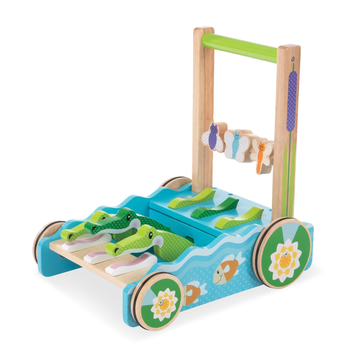 First Play Chomp & Clack Alligator Push Toy A0